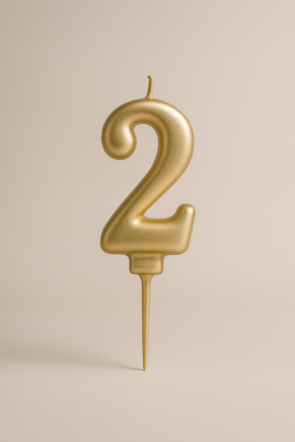 2 - Zahlenkerzen 6.5cm