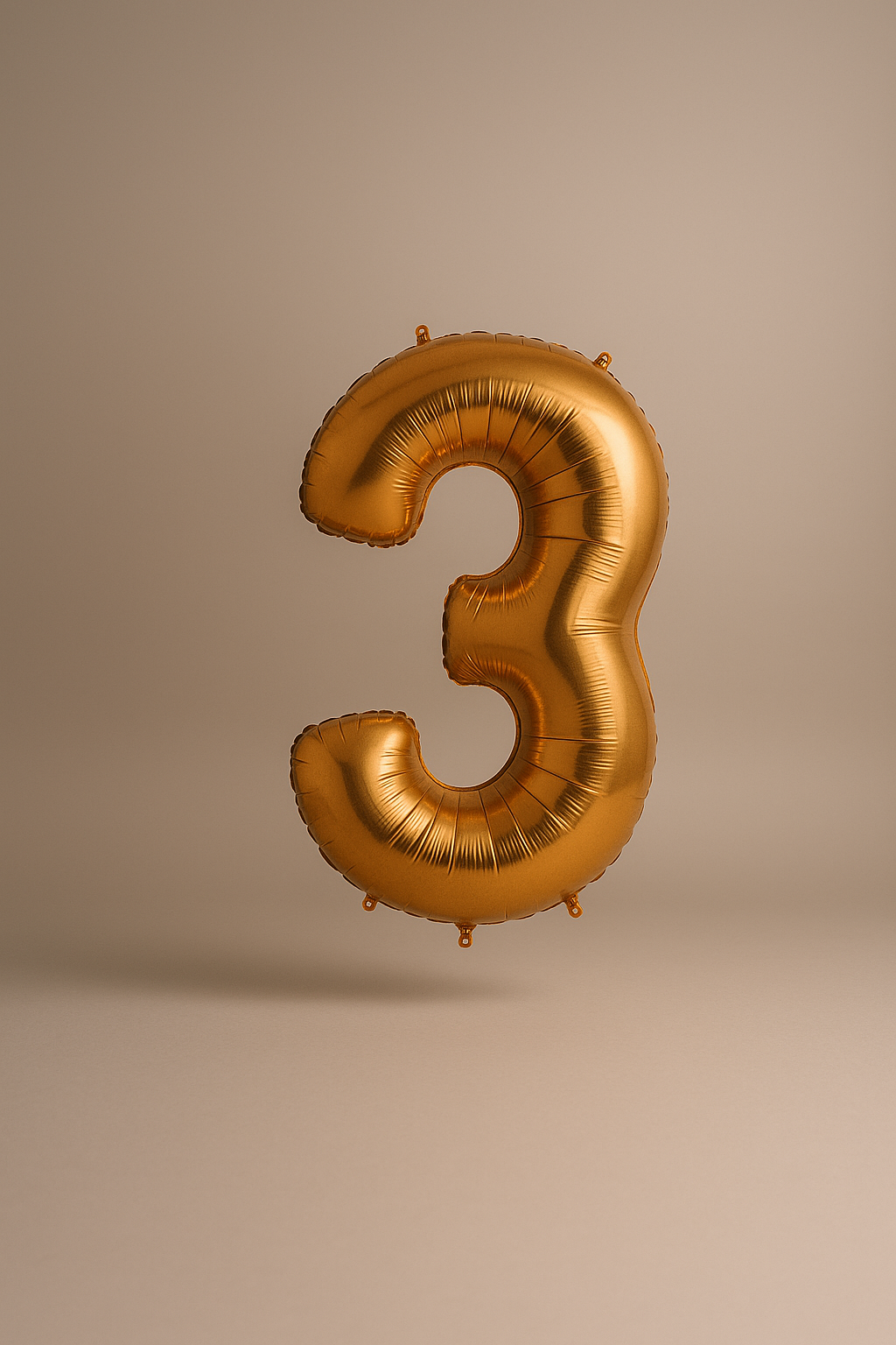 3 - Zahlen Ballon 100 cm
