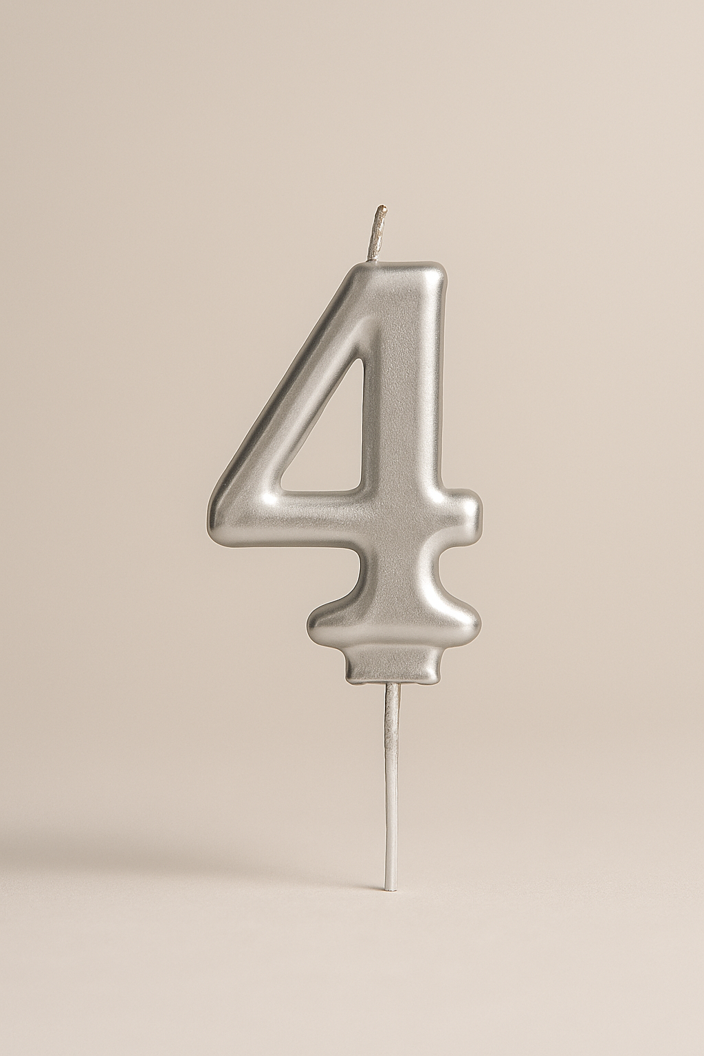 4 - Zahlenkerzen 6.5cm
