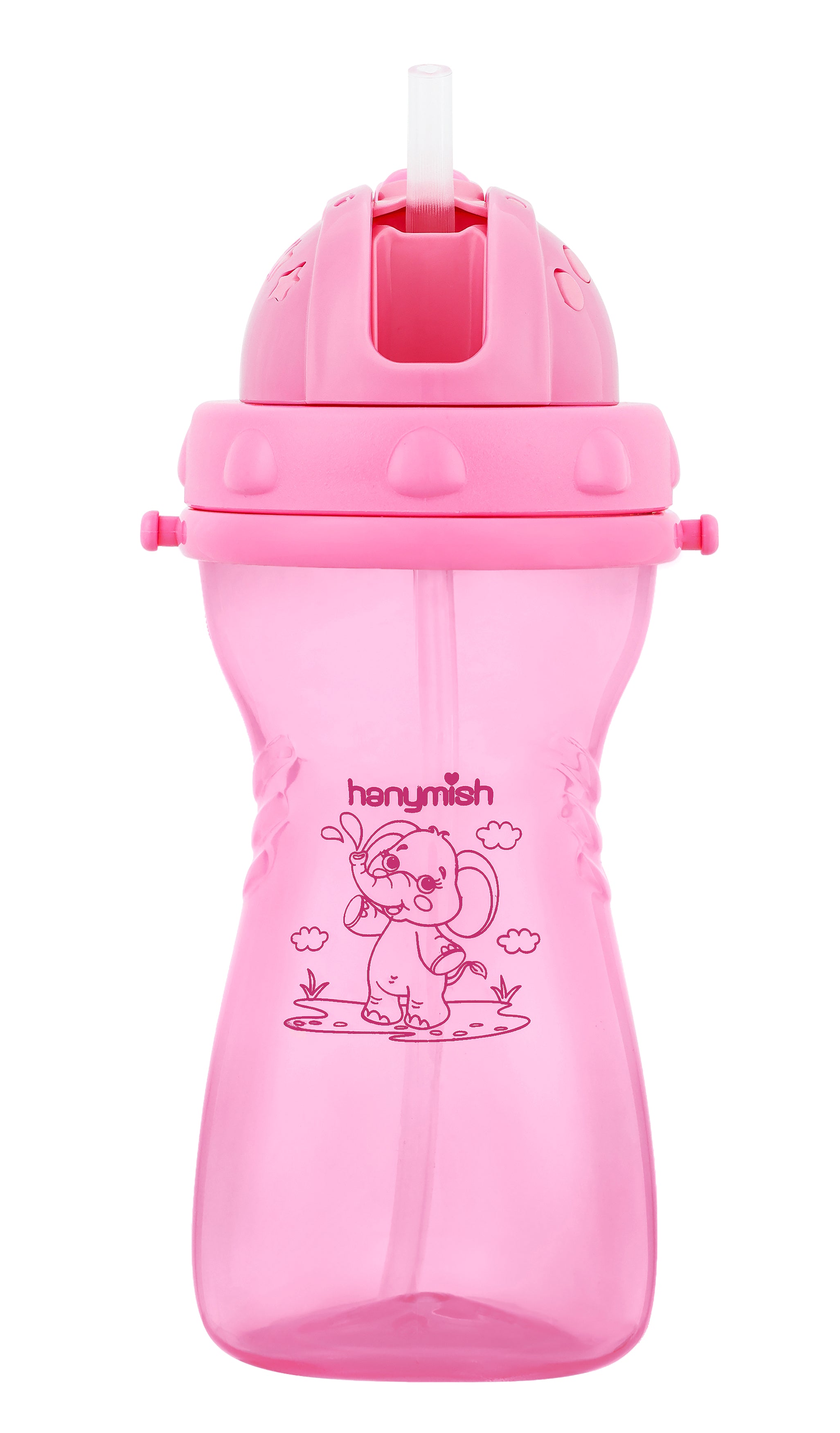 Praktische Trinkflasche 400 ml - pink