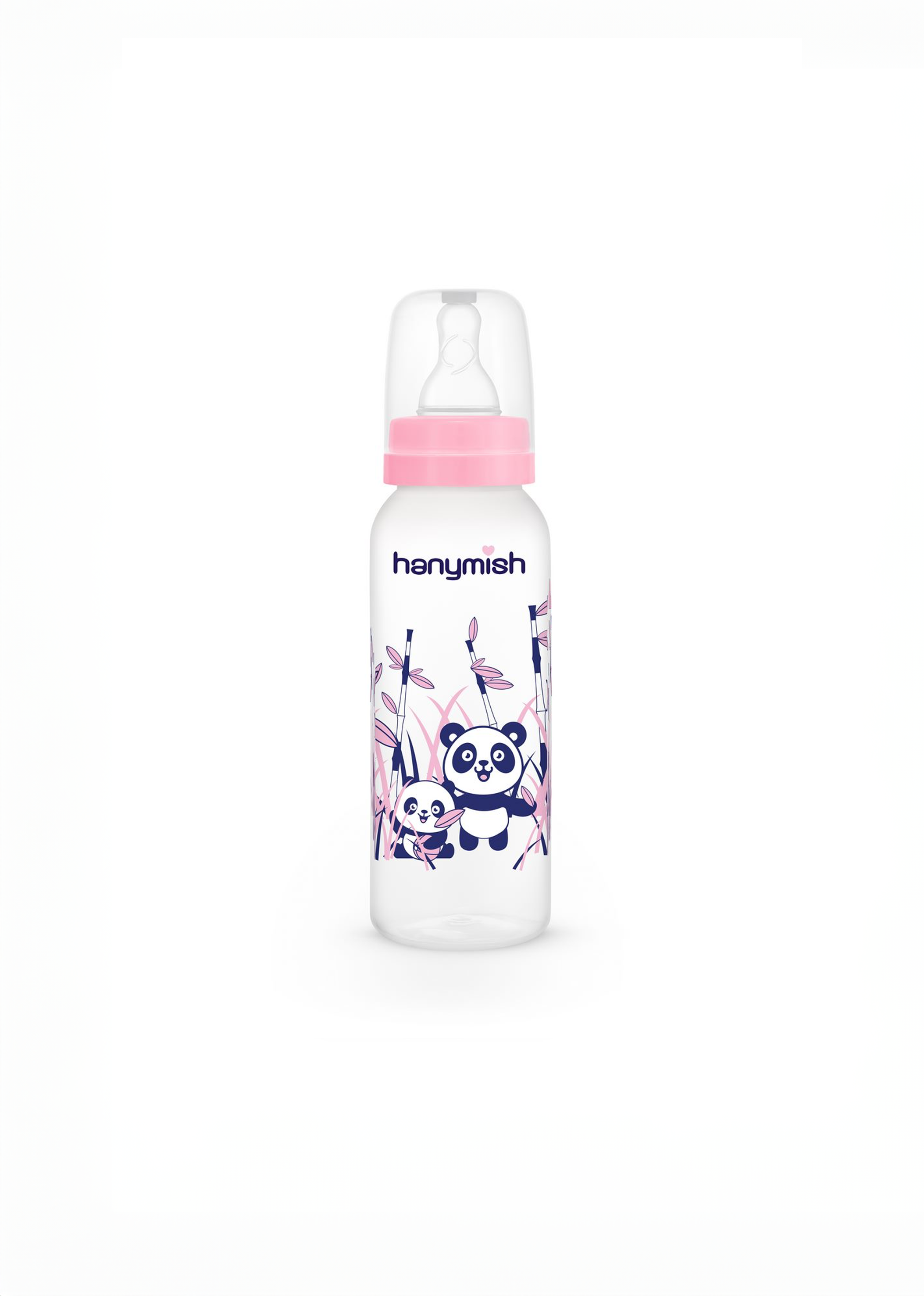 PP-Flasche 240 ml pink & blau