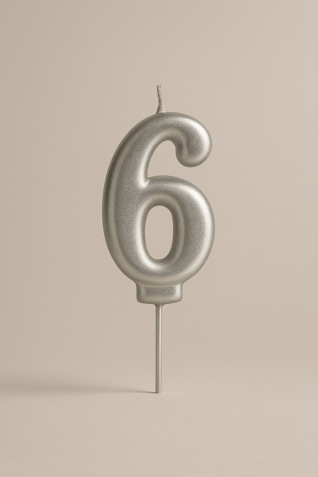 6 - Zahlenkerzen 6.5cm