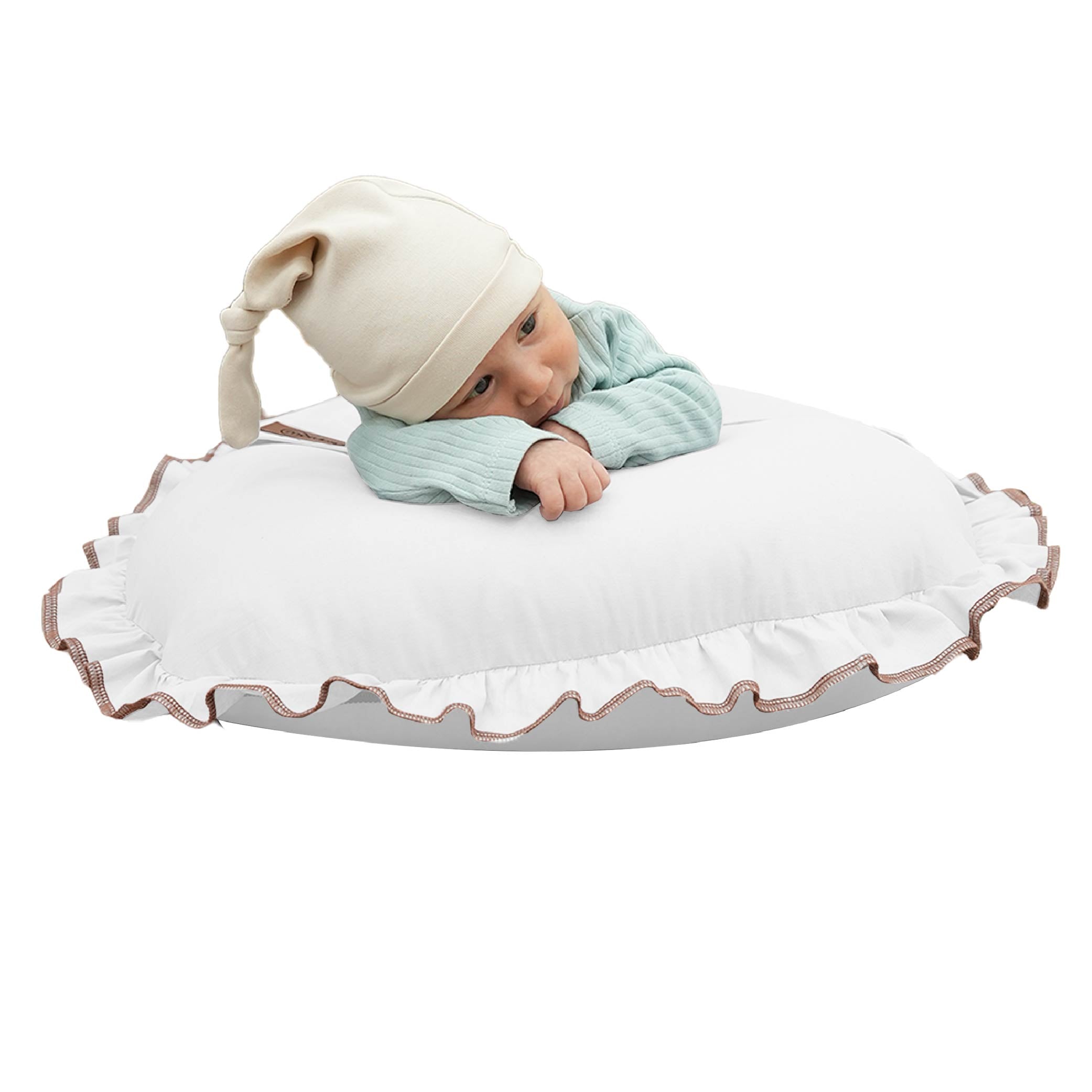 Stillkissen Ruffle Series - weiss