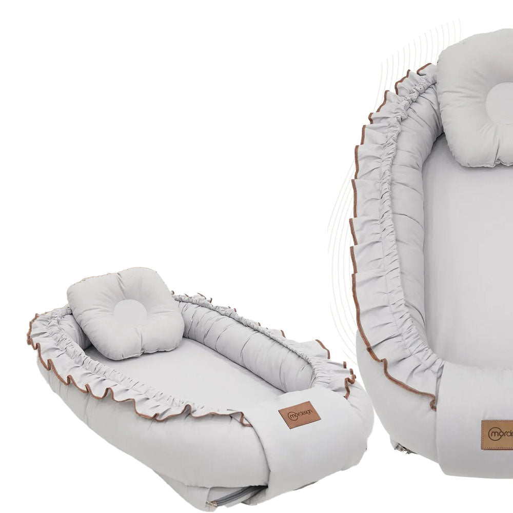 Babynest Morremix Ruffle Series - grau