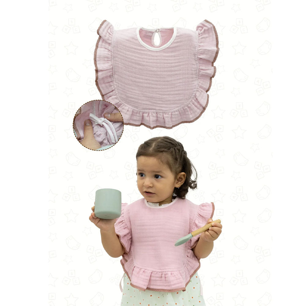 Lätzchen Ruffle Series - pink