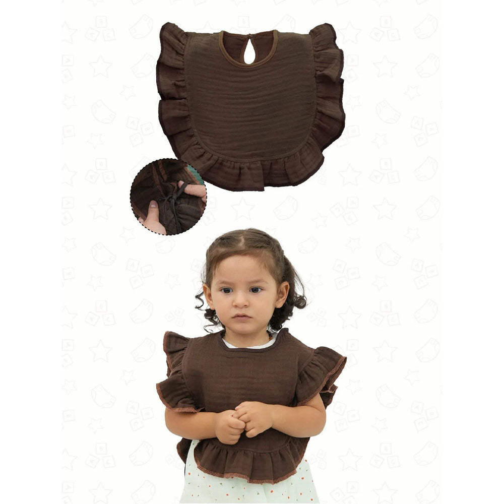 Lätzchen Ruffle Series - braun