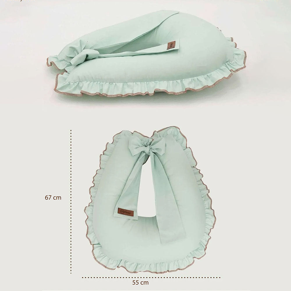 Stillkissen Ruffle Series - grün