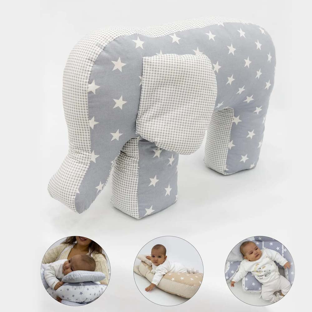 Multifunktionelles Babykissen - grau