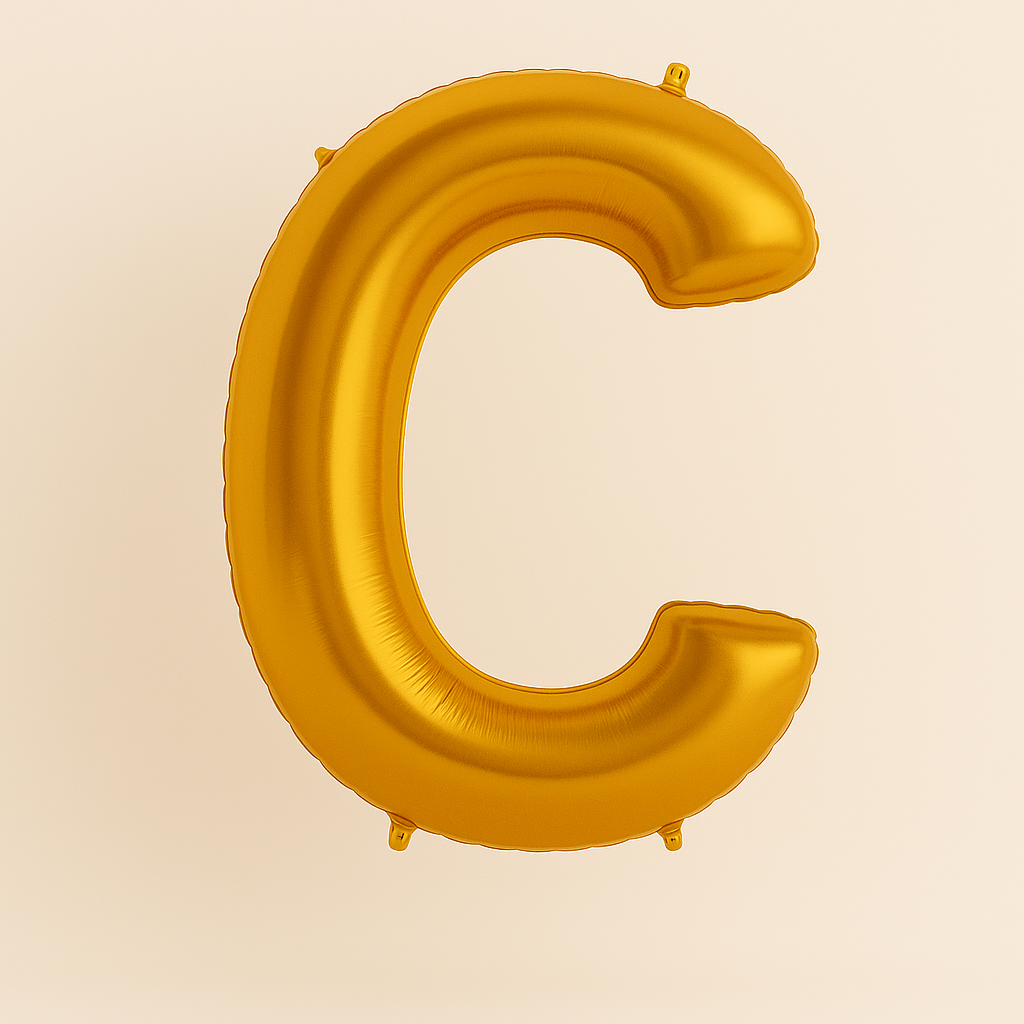 C - Buchstaben Ballon 100 cm