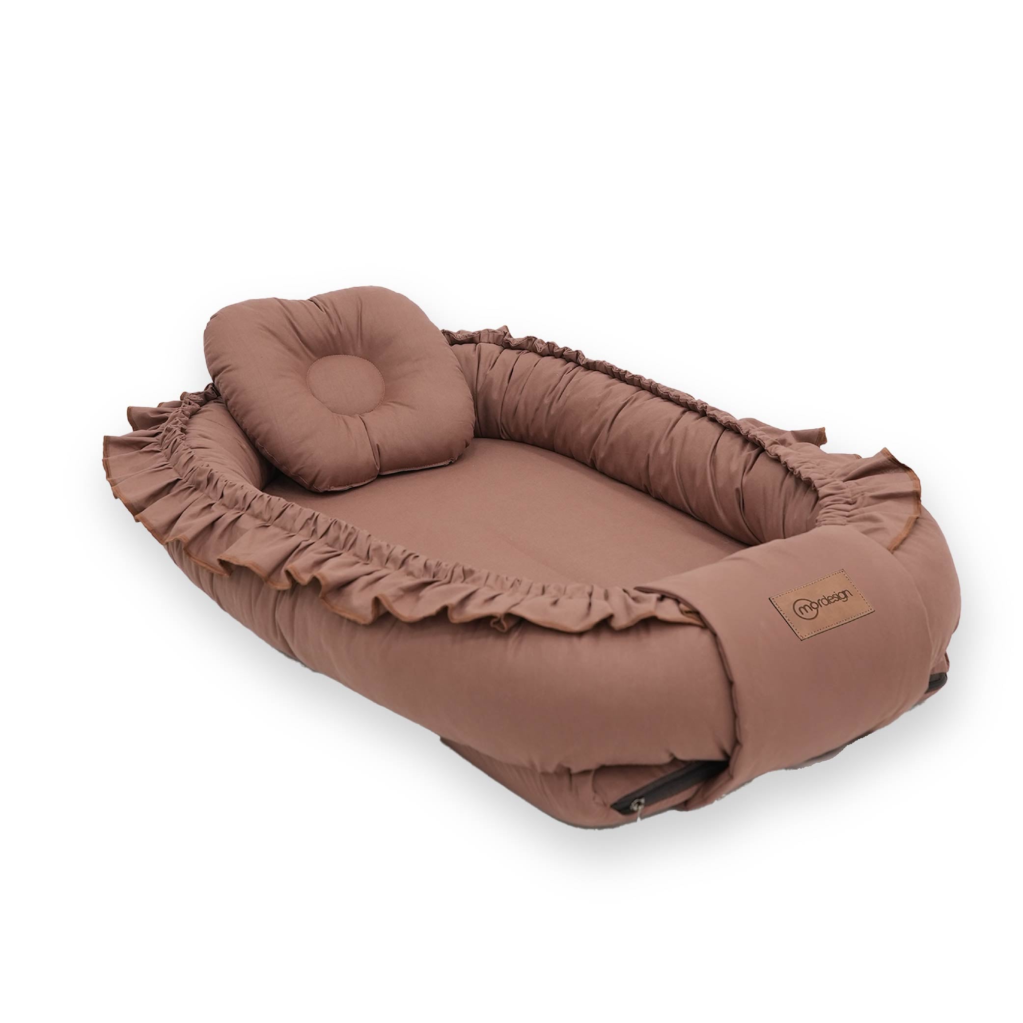 Babynest Morremix Ruffle Series - braun