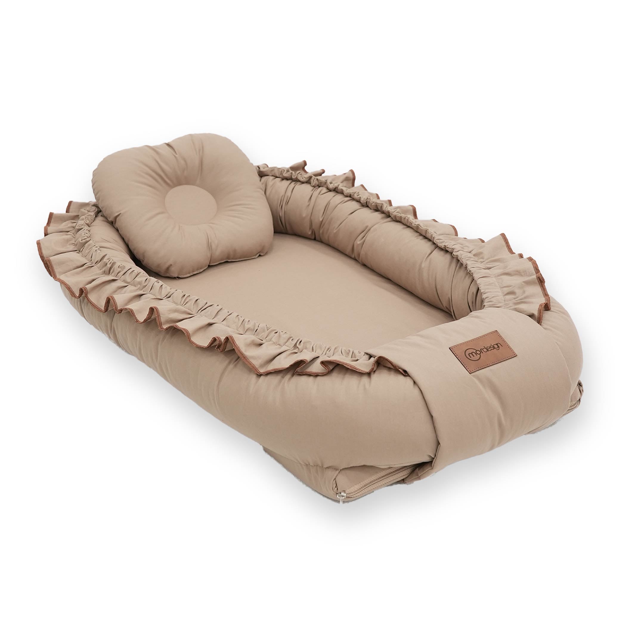 Babynest Morremix Ruffle Series - cappuccino