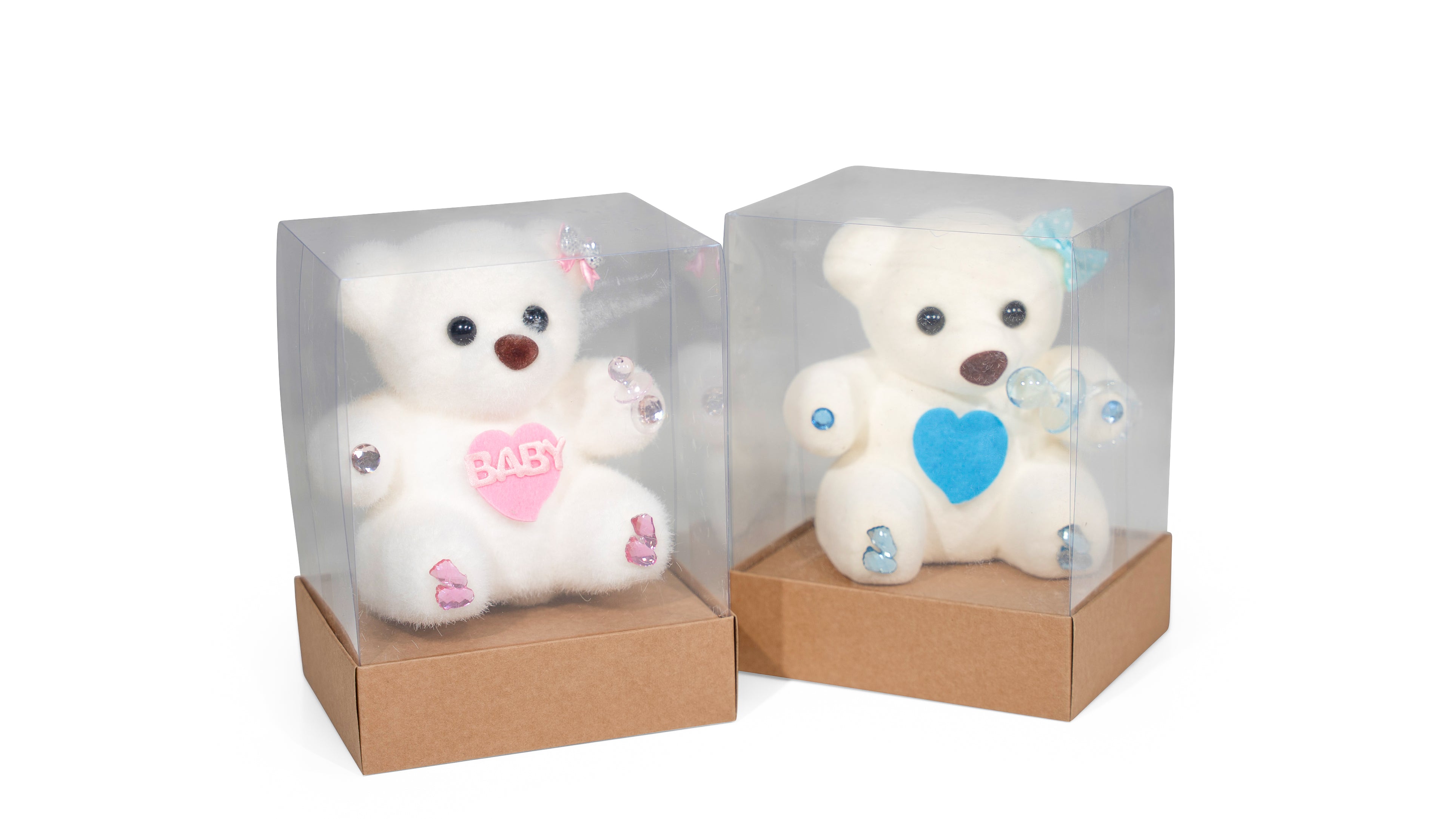 Dekoration Teddybär - blau