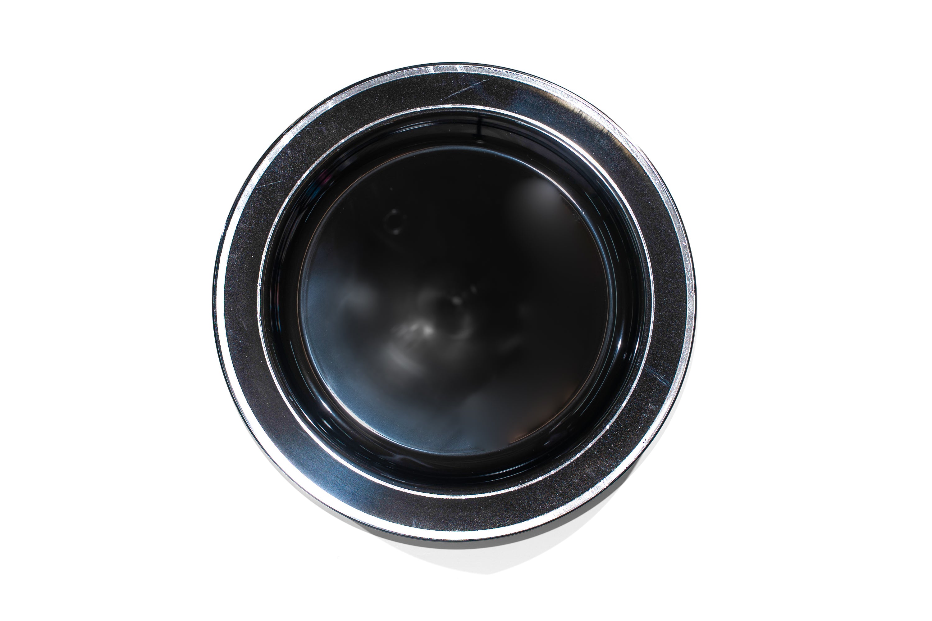 Partyteller 6er Set schwarz - silber