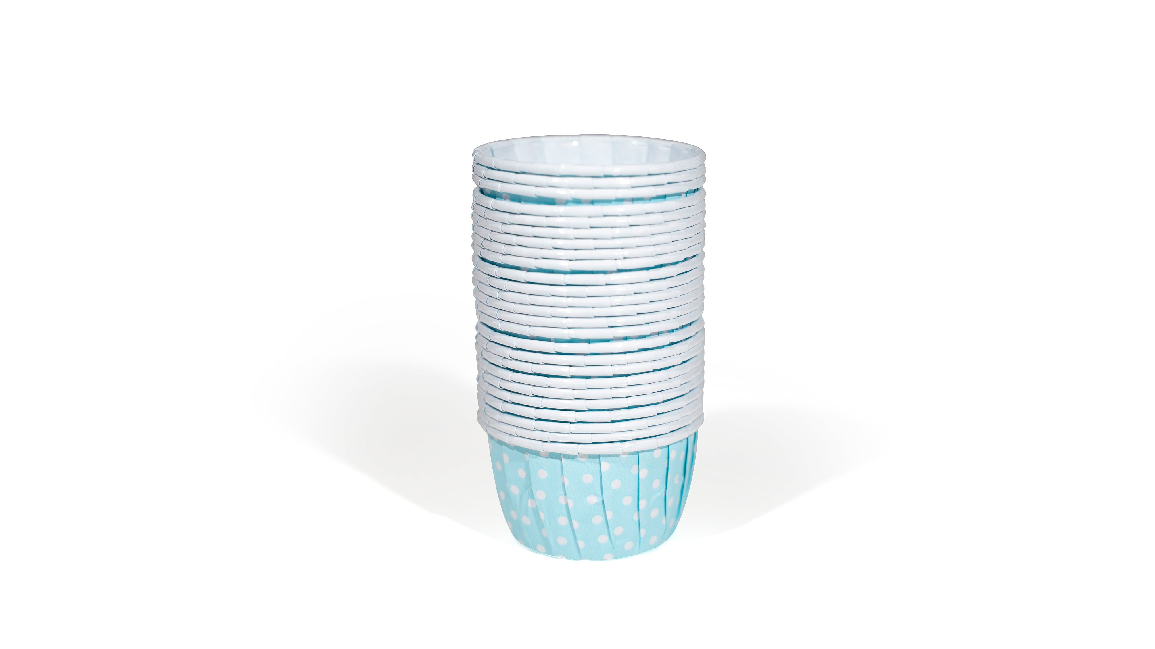25er Cupcake Becher für Party - blau