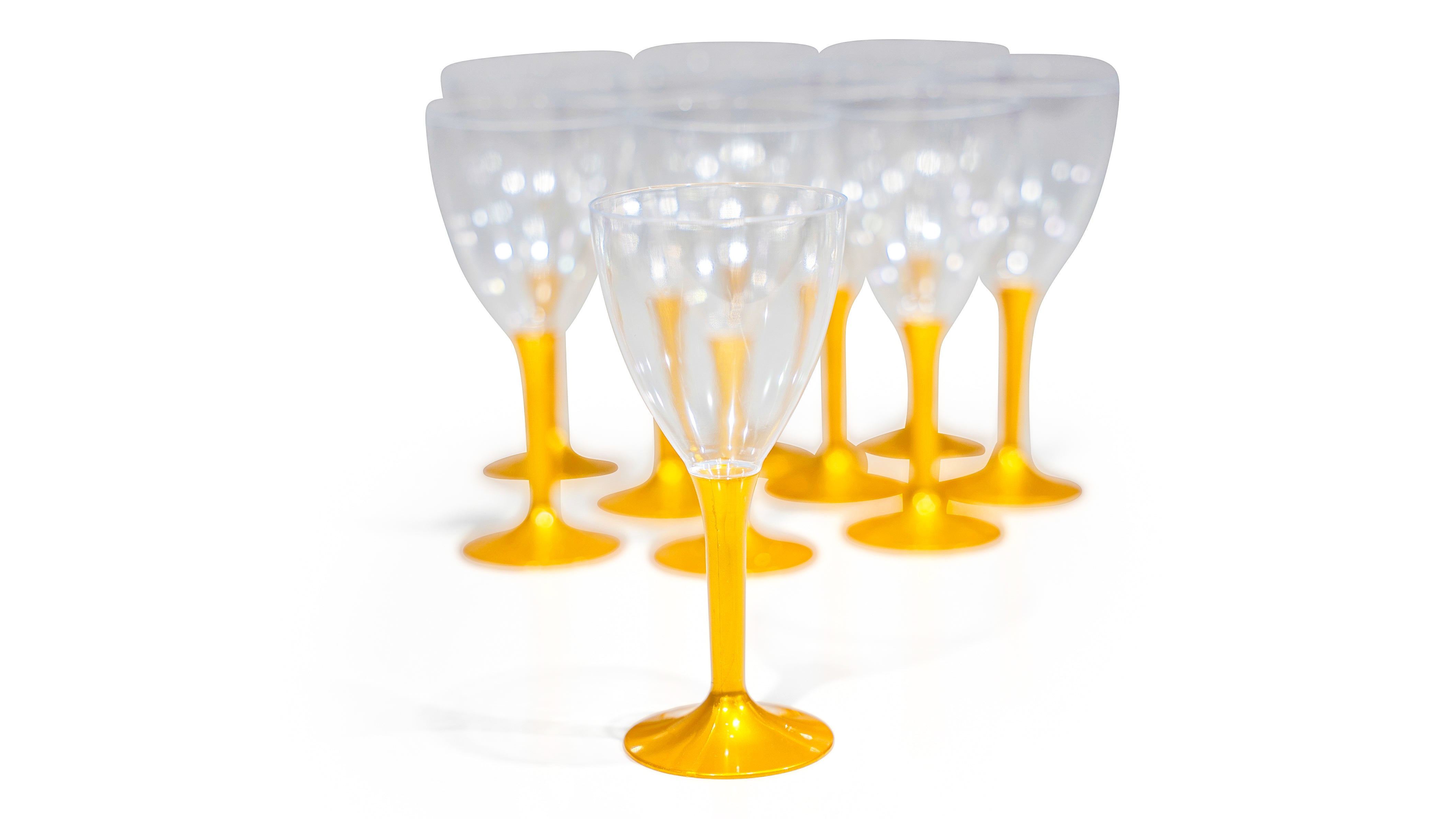 Kelchbecher 10er Set - gold