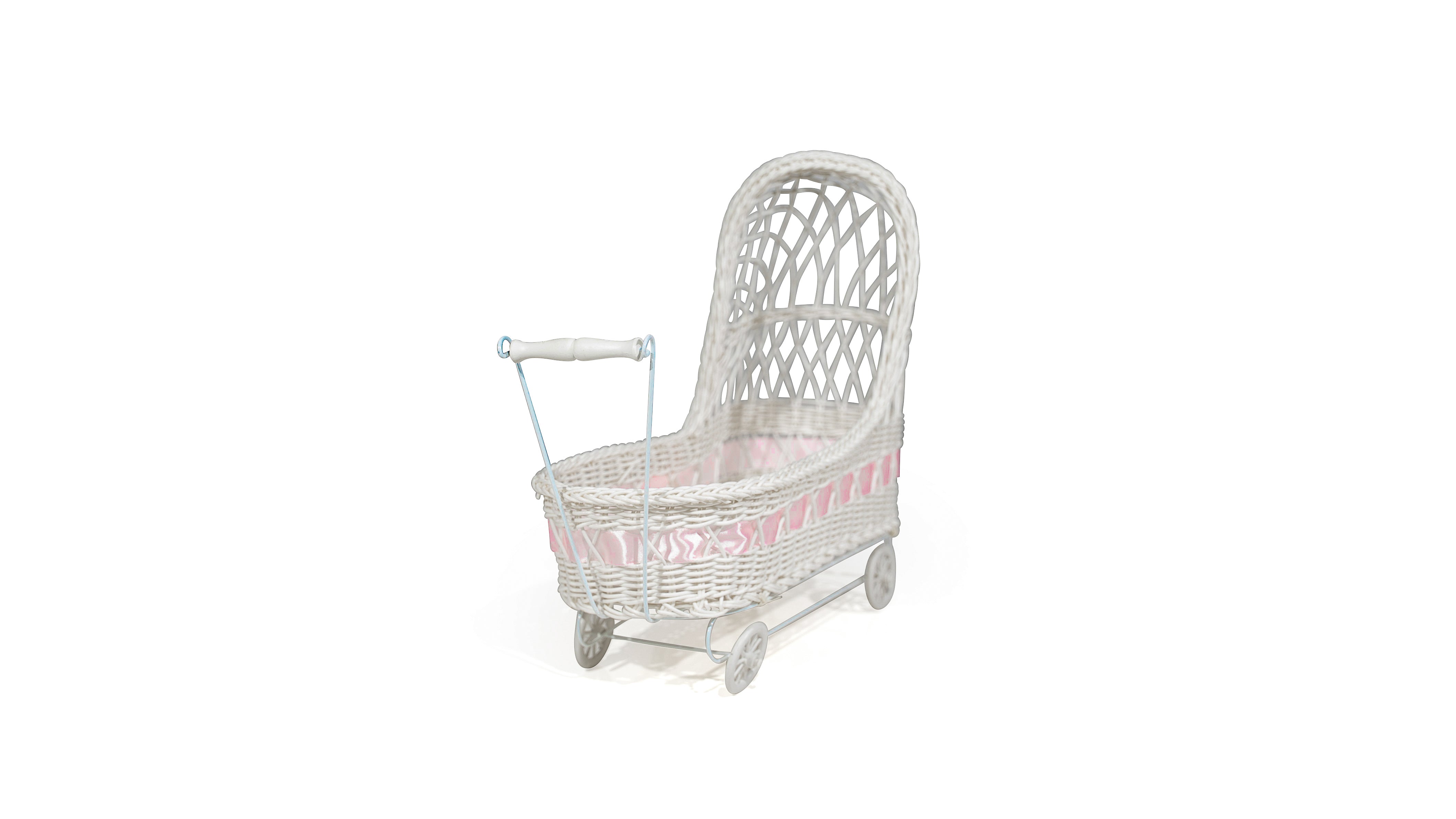 Mini-Kinderwagen für Babyparty - pink