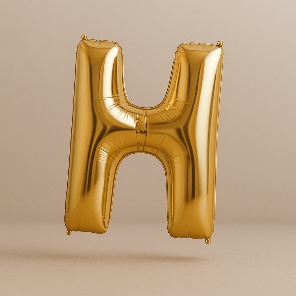 H - Buchstaben Ballon 100 cm
