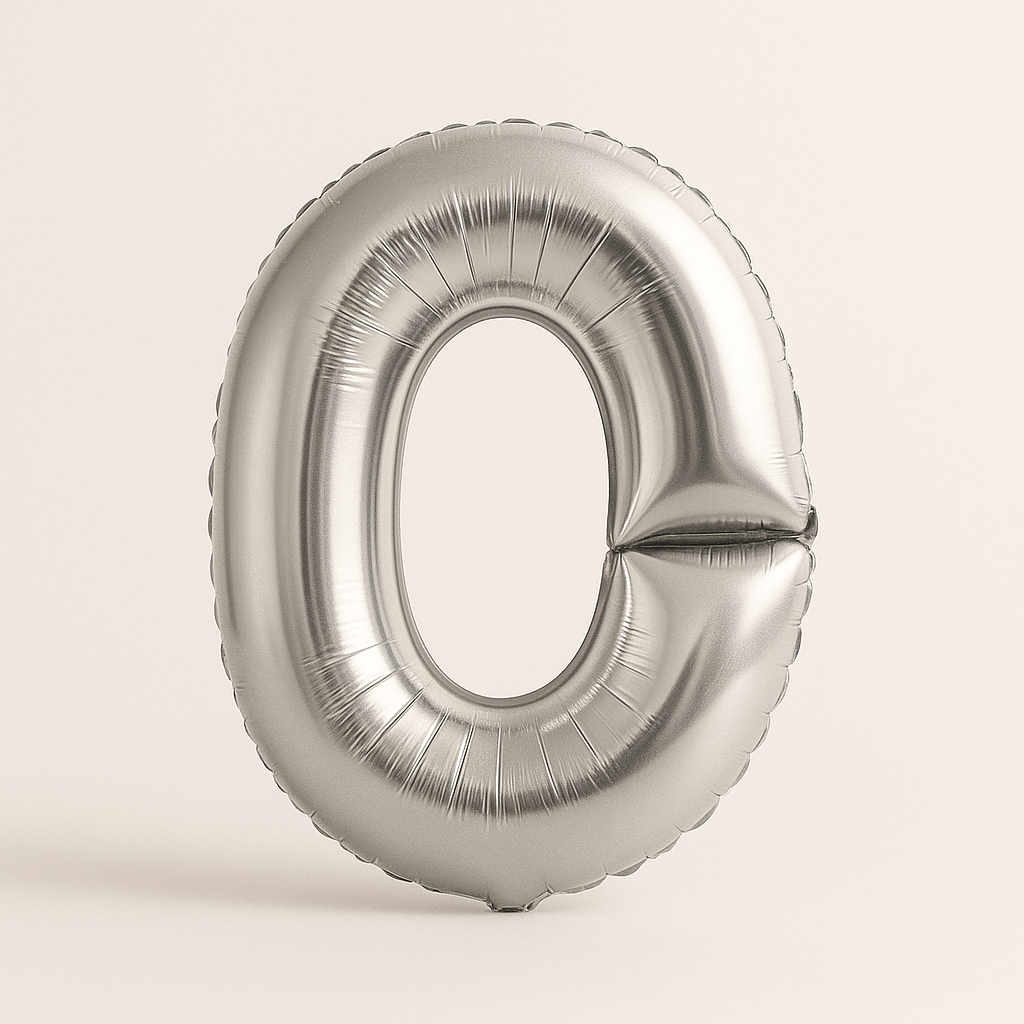 O - Buchstaben Ballon 100 cm