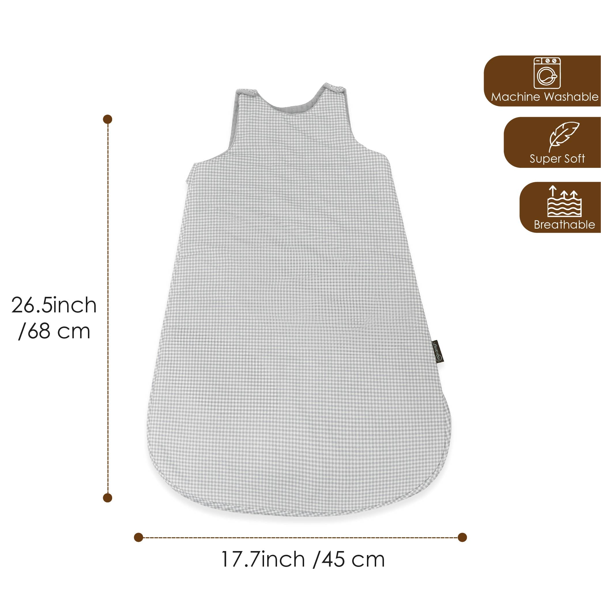 Babyschlafsack Sleeper Series - grau