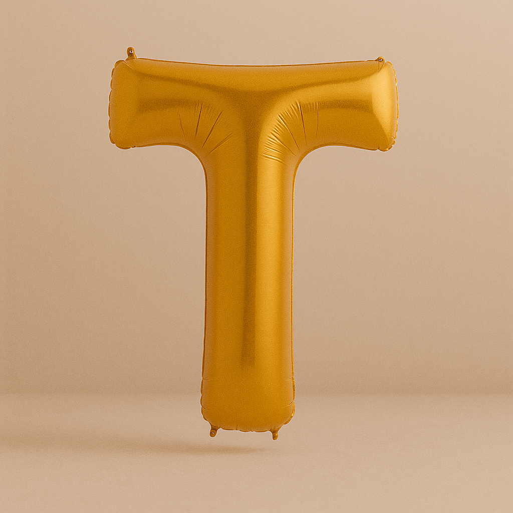 T - Buchstaben Ballon 100 cm