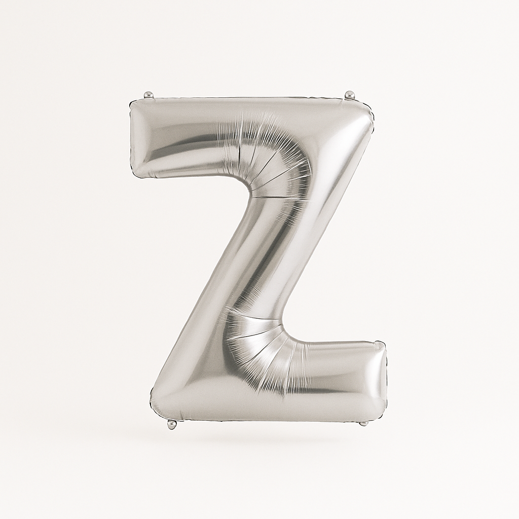 Z - Buchstaben Ballon 100 cm