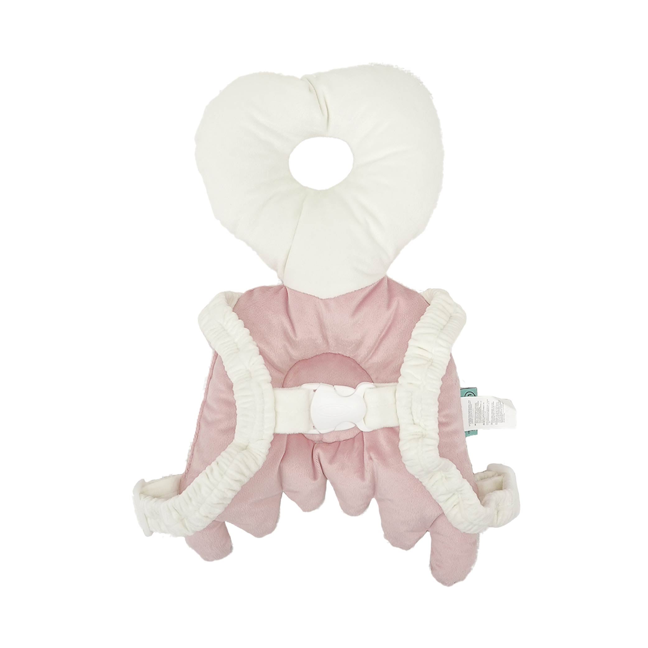 Babyrucksack mit Kopfschutz - pink