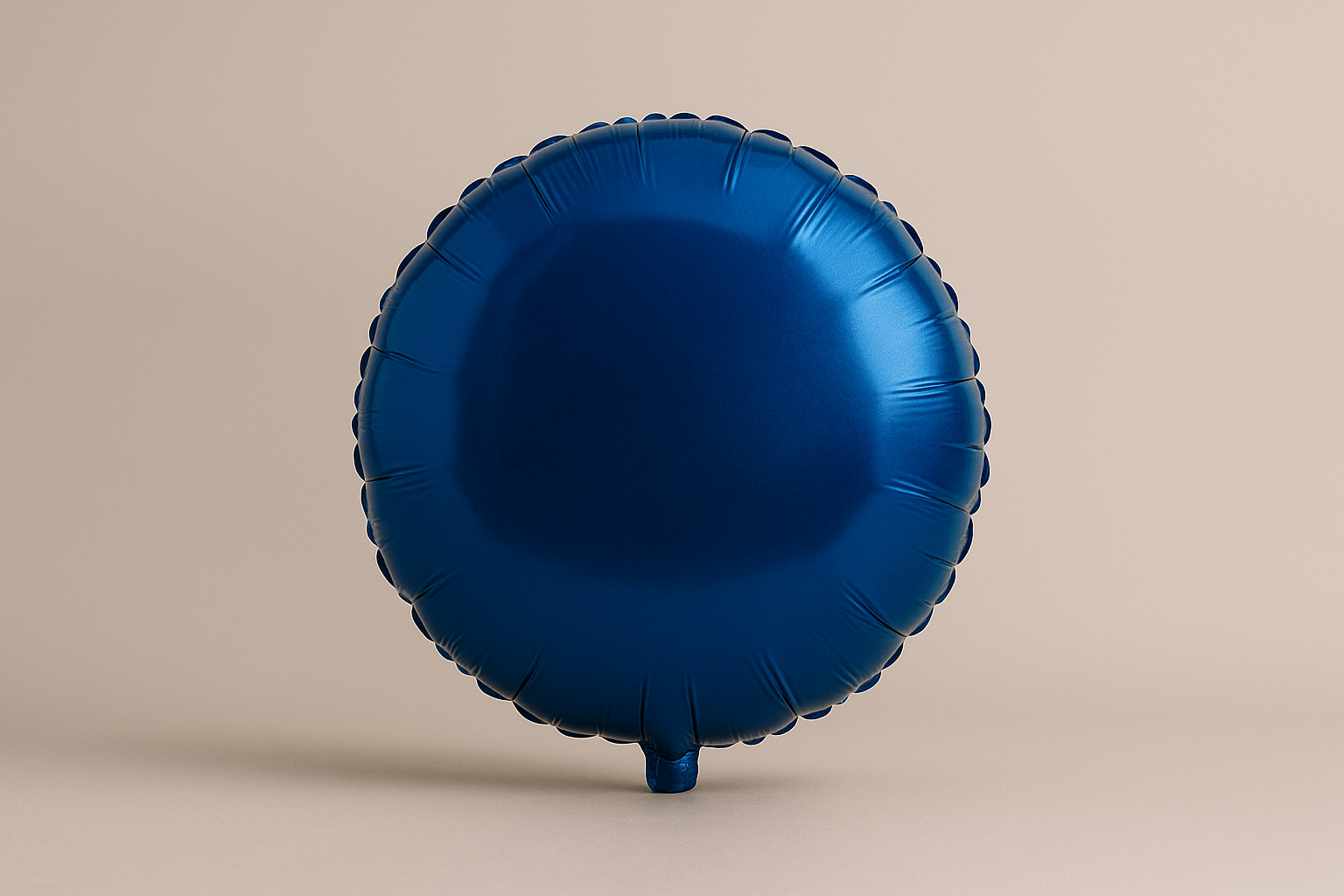 Rund Ballon Blau 45 cm
